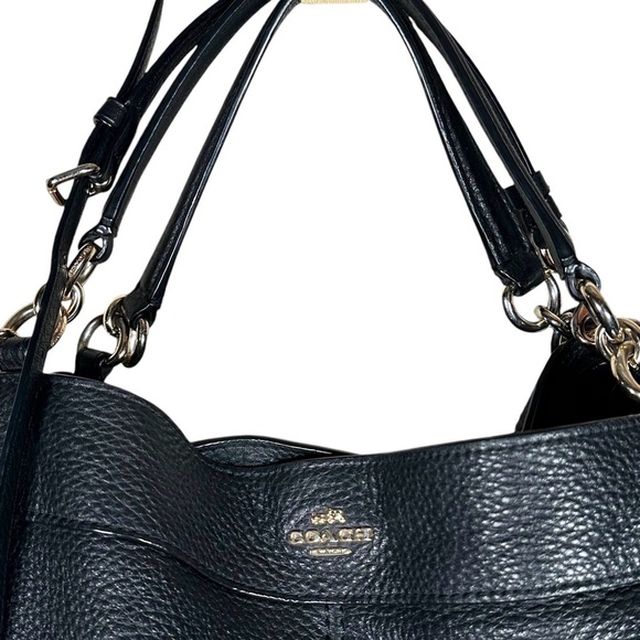 COACH Lexy Pebbled Leather Crossbody Shoulder Bag - Picture 4 of 9